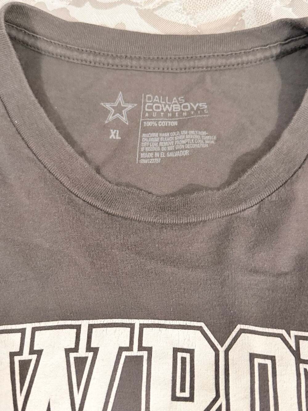Dallas Cowboys Authentic Men's Gray Short Sleeve T-Shirt Size XL - Picture 4 of 7
